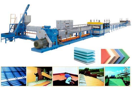 WPC foam board machine